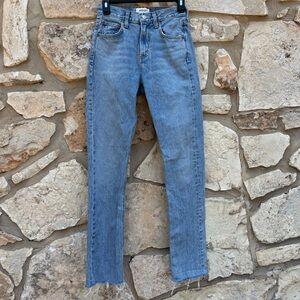 Agolde cherie high rise straight jeans size 23